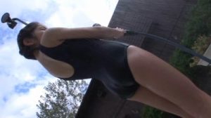 月島めるスクール水着